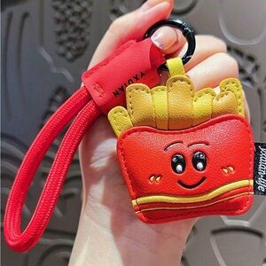 Cute Red and Yellow French Fry Keychain